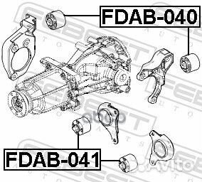 Сайлентблок задн дифференциала ford explorer V