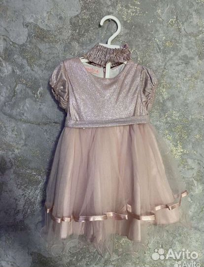 Платье для девочки праздничное 86