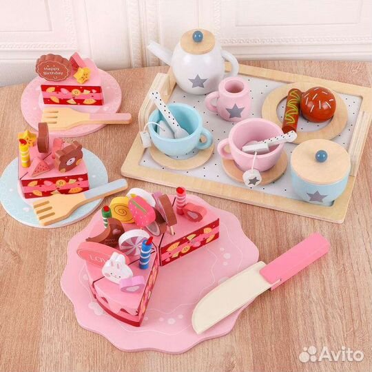 Деревянный сортер тортик