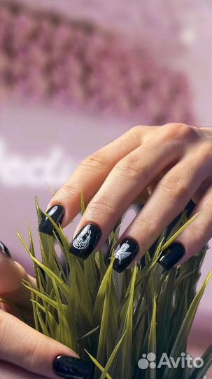 Маникюр наращивание ногтей