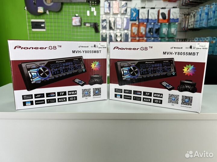 Автомагнитола pioneer с bluetooth