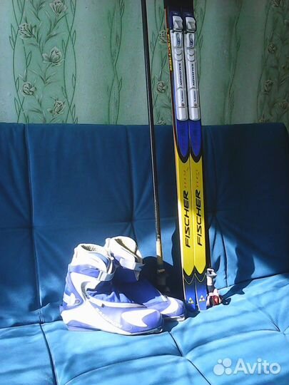 Лыжи беговые коньковые fisher, профессиональные