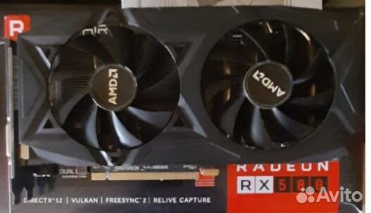 Видеокарта RX 580 8gb Powercolor, пломба
