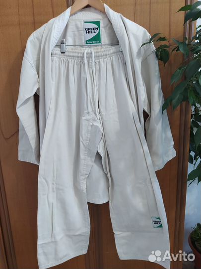 Кимоно, пояс для айкидо, карате на рост до 160-165