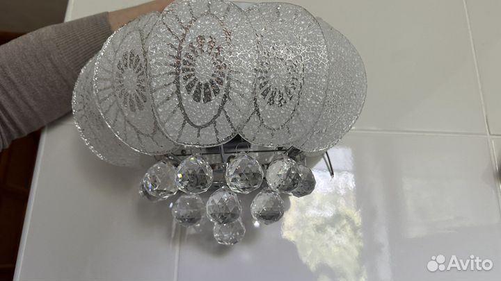 Комплект люстра и 2 бра