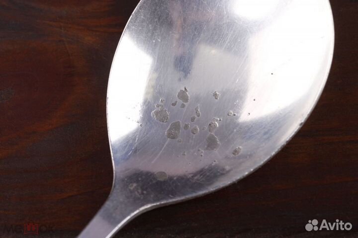 Ложки столовые 20 см мельхиор (мнц) СССР 6 штук
