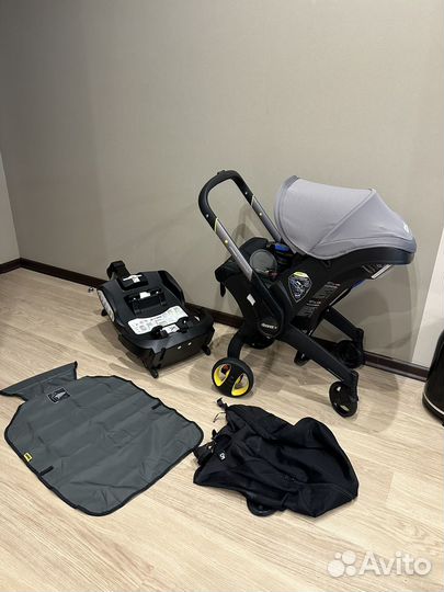 Коляска автокресло doona с базой isofix как новая