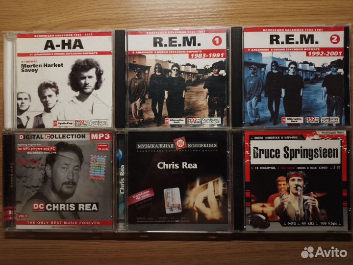 CD, мр3 диски, книги мр3 (acdc,depeche mode,rem)