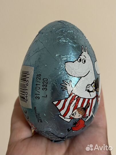 Большое шоколадное яйцо с Муми-троллями/Muumi