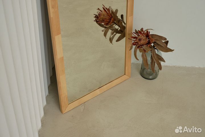 Настенное зеркало из дерева City во весь рост