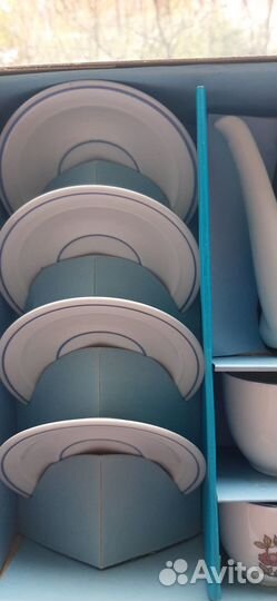 Детский фарфоровой кофейный сервиз ГДР