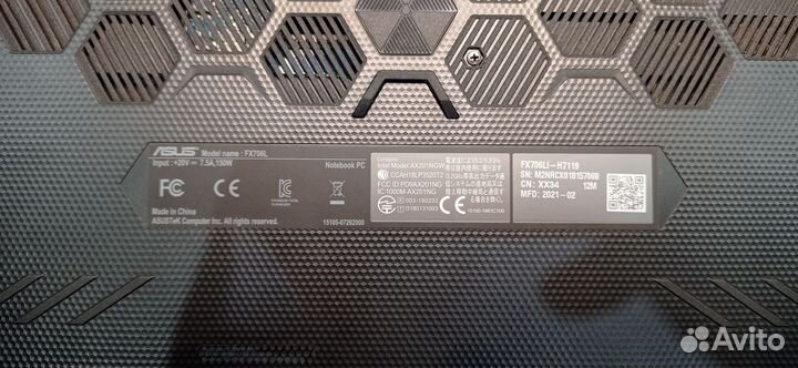 Игровой ноутбук Asus tuf gaming f17