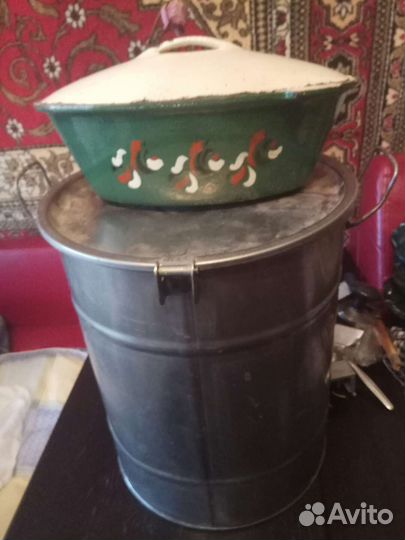 Утятница чугунная эмалированная