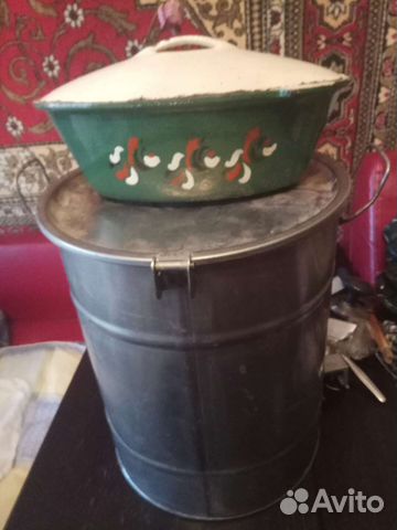 Утятница чугунная эмалированная