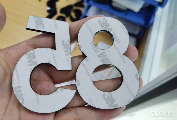 Буквы Цифры из Акрила Лазерная резка акрила Фрезер