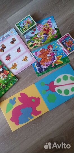 Развивающие книги и игры 1+