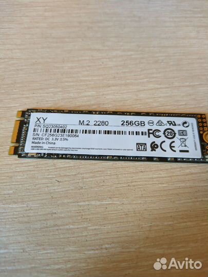 Жёсткий диск m2 SATA 256 GB