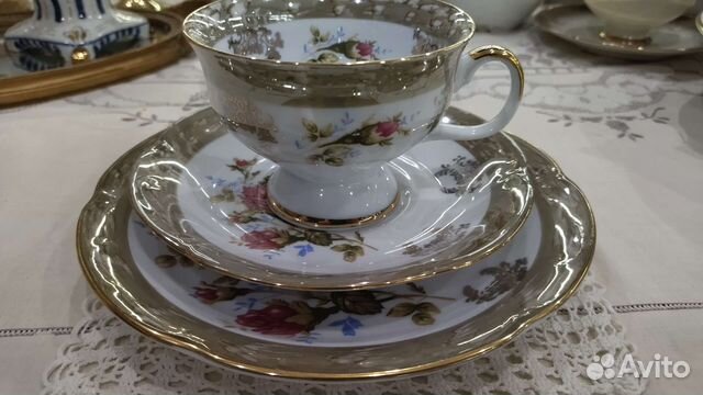 Чайная тройка. Chodziez Розы