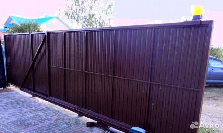 Откатные ворота заказать профессионально