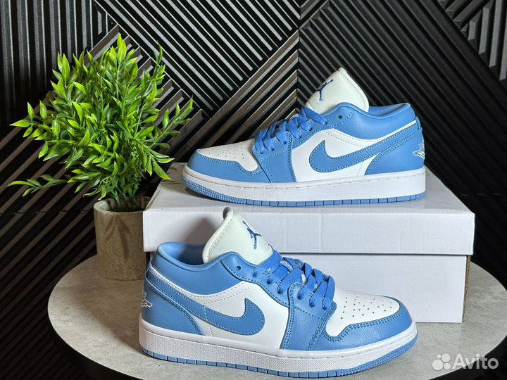 Кроссовки Nike Air Jordan 1 low синие