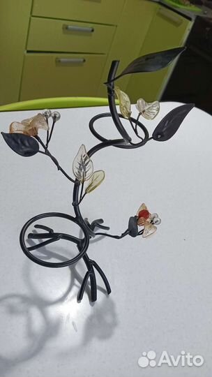 Подсвечник и подставка для стаканов