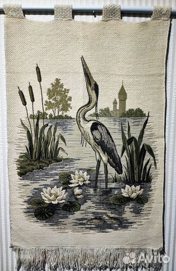 Настенное панно шерстяное коврик гдр