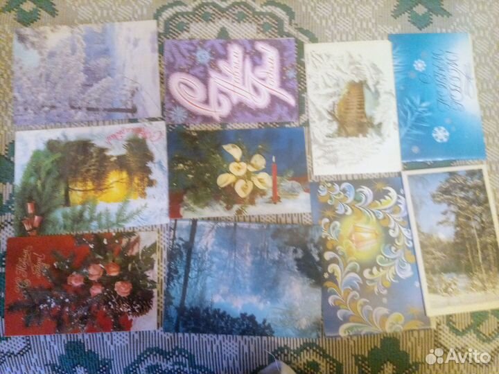 Открытки новогодние СССР