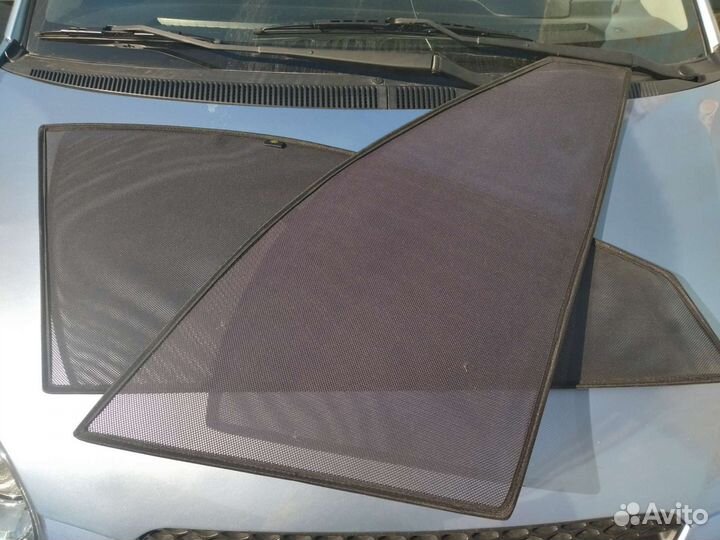 Каркасные шторки kia rio 2