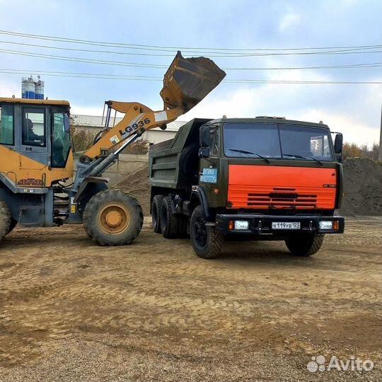 Песок карьерный с доставкой