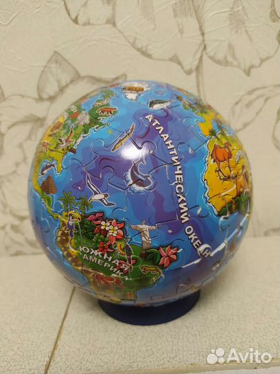 Чудо глобус-пазл на подставке