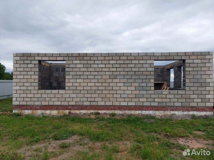 Арболитовые блоки с облицовкой