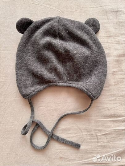 Шапка детская демисезонная 44-46 размер (6-9мес)