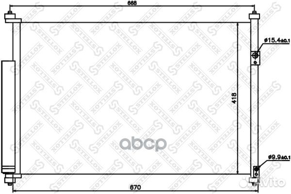 10-45176-SX SZ5108 9531064J00 радиатор конд