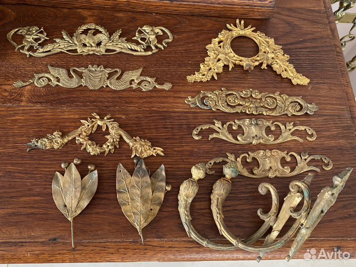 Антикварная бронза. Мебельная фурнитура. Франция