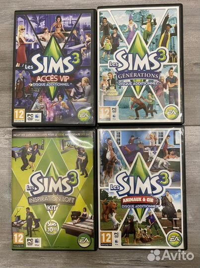 Компьютерная игра для пк Les Sims3 язык французски
