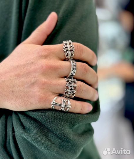 Chrome hearts кольцо