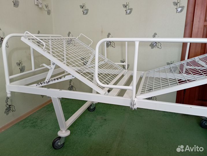 Кровать медицинская функциональная двухсекционная