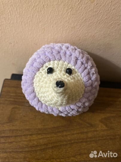 Вязаная игрушка ёжик