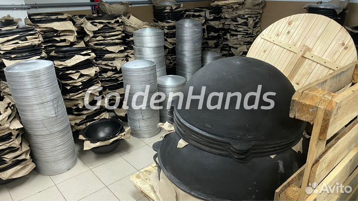 Казаны от 4 до 225 лит / казан чугунный узбекский