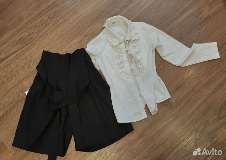 Одежда блузки футболки для девочки 6 - 8 лет пакет