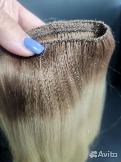 Волосы натуральные на трессе