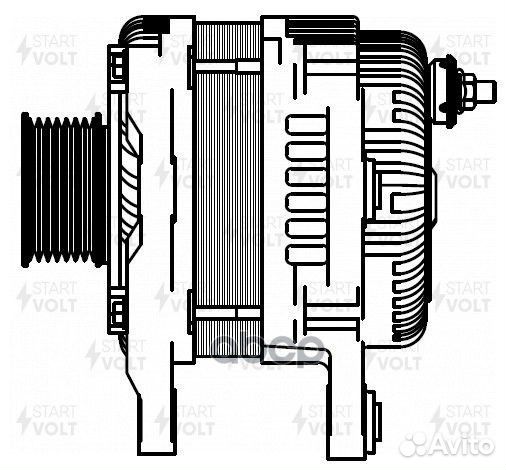 Генератор Nissan Qashqai (06) 1.6i 150A LG 140