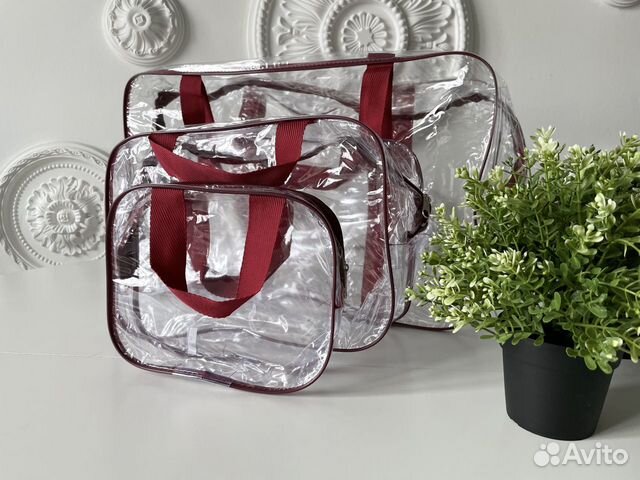 Сумка в роддом. Прозрачные и тонированные