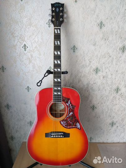 Новая акустическая гитара Gibson Hummingbird+чехол