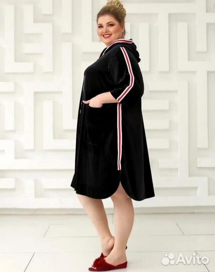 Халатики С капюшоном 60-62,62-64,64-66,66-68