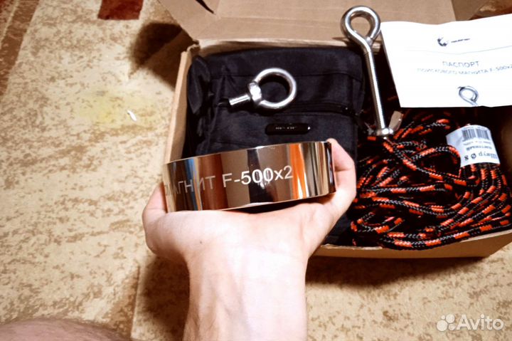 1000кг. Поисковый магнит (двухсторонний)