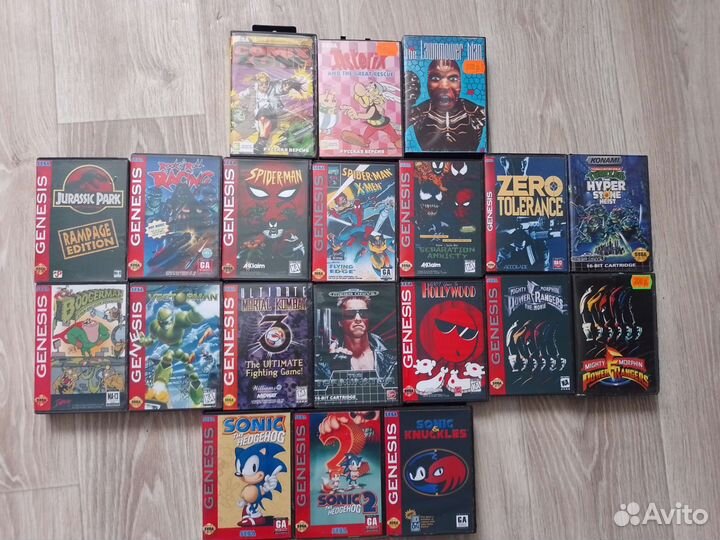 Картриджи Сега