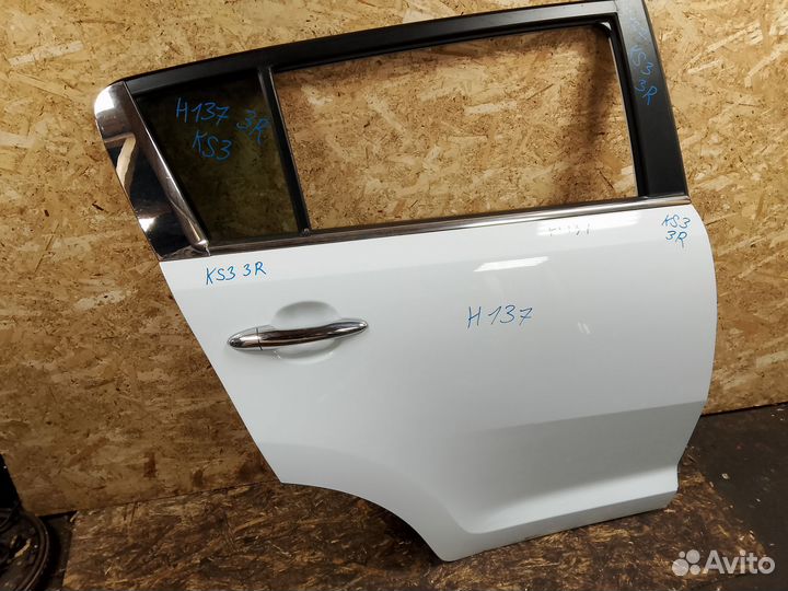 Дверь задняя правая Kia Sportage 3 SL белая WD