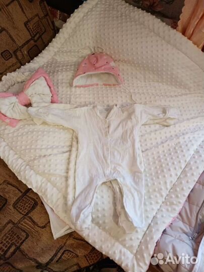 Конверт на выписку для девочки зима