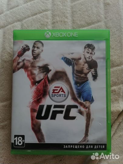 Диск ufc на Xbox